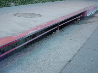 UNSCREENED DRAINS ALLOW ALL STREET WASTE TO WASH DOWN AND INTO OUR OCEANS AND BEACHES